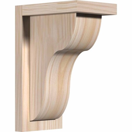 Ekena Millwork Carmel Smooth Corbel w/Backplate, Douglas Fir, 5 1/2"W x 8"D x 12"H COR06X08X12CAR01SDF